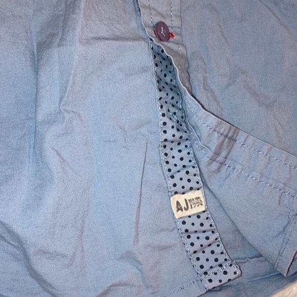 Alexander Julian Colours Blue Polka Dot Button Up - Picture 10 of 11